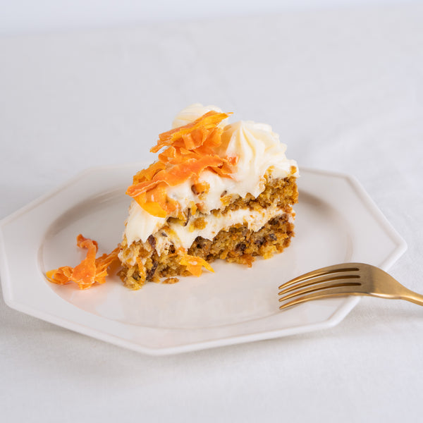 Delicioso pastel de zanahoria con piña