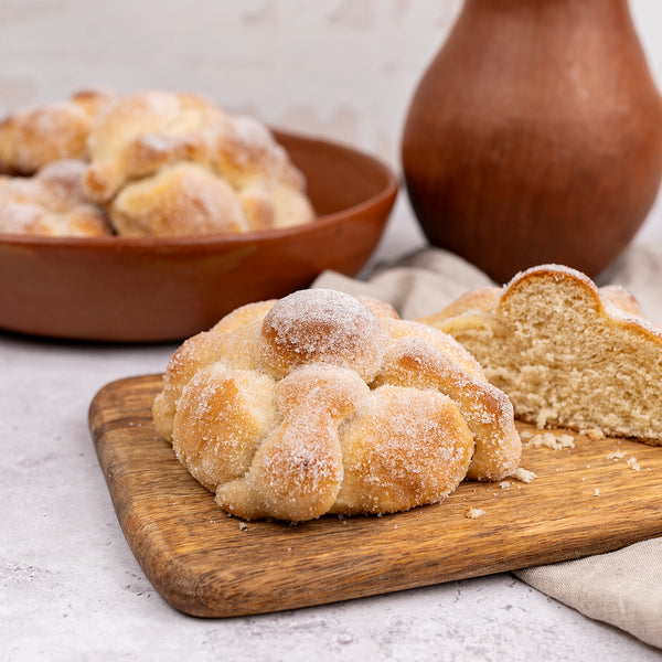 Pan de muerto tradicional individual